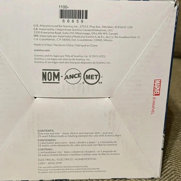 💥NWT Scentsy Home Full Size Fragrance Wax Melt Warmer MARVEL Super Hero Plug In - Picture 12 of 12